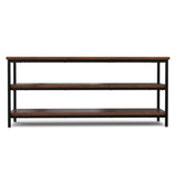 Skyler - TV Media Stand - Dark Cognac Brown