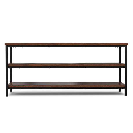 Skyler - TV Media Stand - Dark Cognac Brown