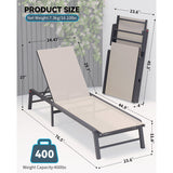 Chaise Lounge Outdoor (Set of 2)