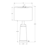 Lighting, Table Lamp, Resin, Contemporary - Black / Cream