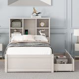 Bed Frame With Built In USB Port And 2 Drawers