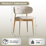 Mid-Century Modern Dining Chair (Set of 2)