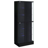 Gilbert - 4 Door LED Curio Display Cabinet