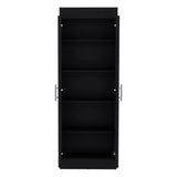 Clinton - Pantry Cabinet Kitchen Storage - Black