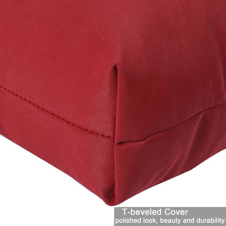 2 Piece High Back Patio Chair Cushion Set