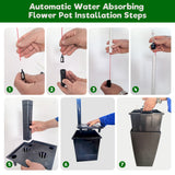 Indoor Outdoor Planter With Automatic Watering System