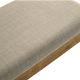 Dining Bench With Cushion - Brown