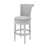 Swivel Barstool With High-Back