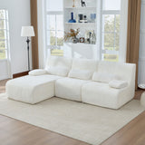 Oversized Sectional Sofa, Living Room Seating With Modular Design