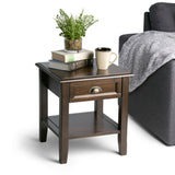 Burlington - End Table - Mahogany Brown