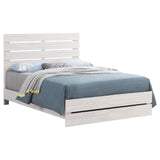 Slatted Headboard Panel Bed