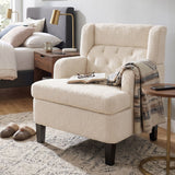 Modern Tufted Upholstered Accent Chair For Living Room