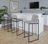 Fuji - Contemporary High Back Barstool Elegant Design