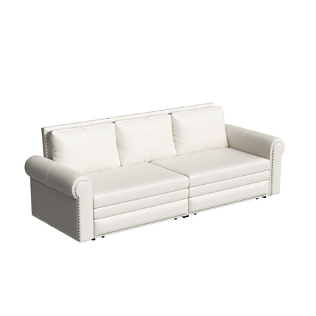 Chesterfield Sofa & Pull Out Bed