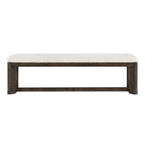 Backless Upholstered Dining Bench