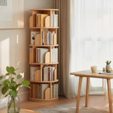 5 Tier Rotating Bookshelf, Spinning Design