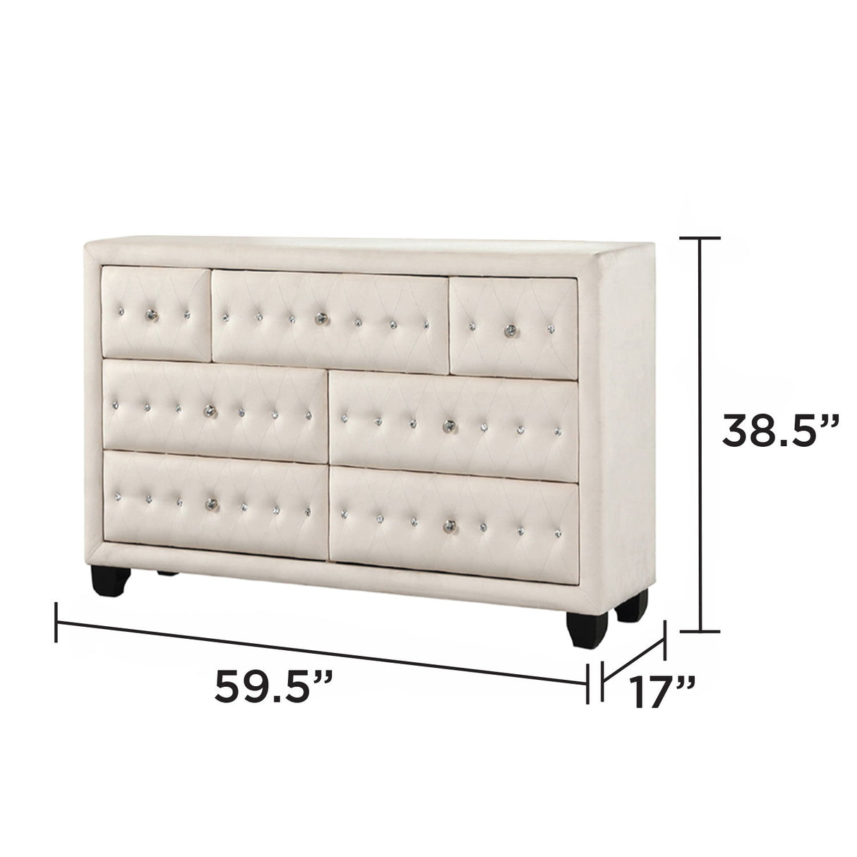 Sophia - 7 Drawer Dresser