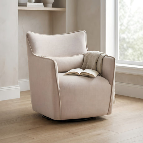 Ayla - Swivel Accent Chair With Matching Lumbar Pillow