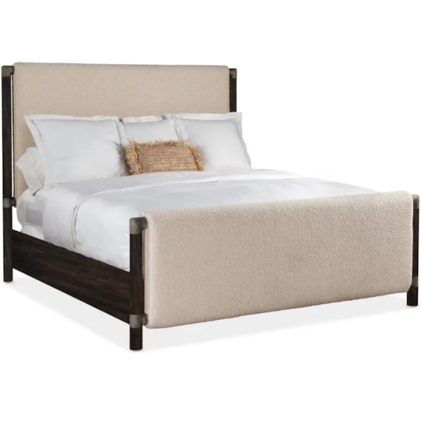 Casual Queen Upholstered Panel Bed - 6950-90350-99