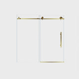 Frameless Shower Door, Smooth Sliding Tracks
