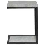 Snack Table With Industrial Base
