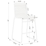 Jerome - Bar Chair (Set of 2) - Charcoal