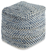 Chevron Pouf - A1000445