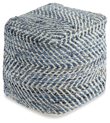 Chevron Pouf - A1000445