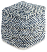 Chevron Pouf - A1000445