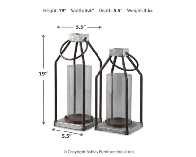 Diedrick Lantern (Set of 2) - A2000346