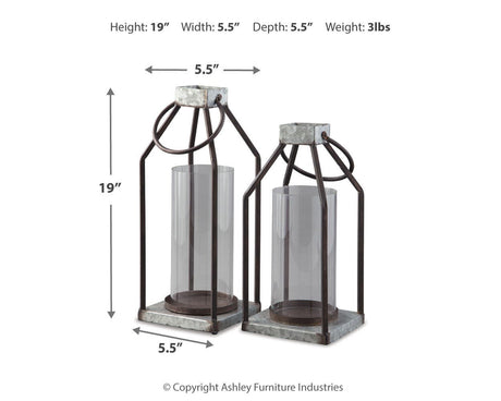 Diedrick Lantern (Set of 2) - A2000346