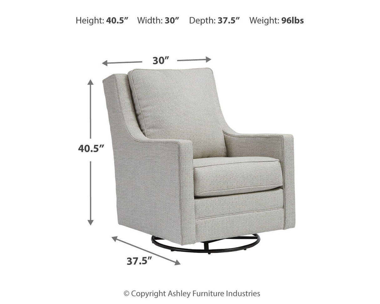 Kambria Swivel Glider Accent Chair - A3000206