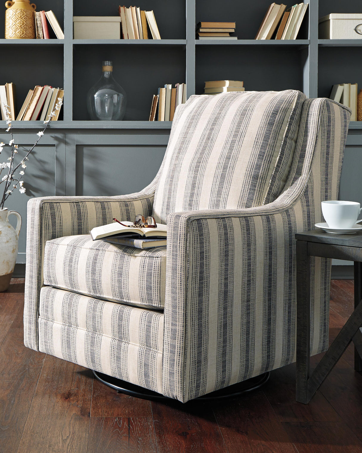 Kambria Swivel Glider Accent Chair - A3000207