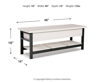 Rhyson Storage Bench - A3000312
