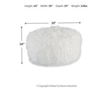 Galice Oversized Accent Ottoman - A3000334