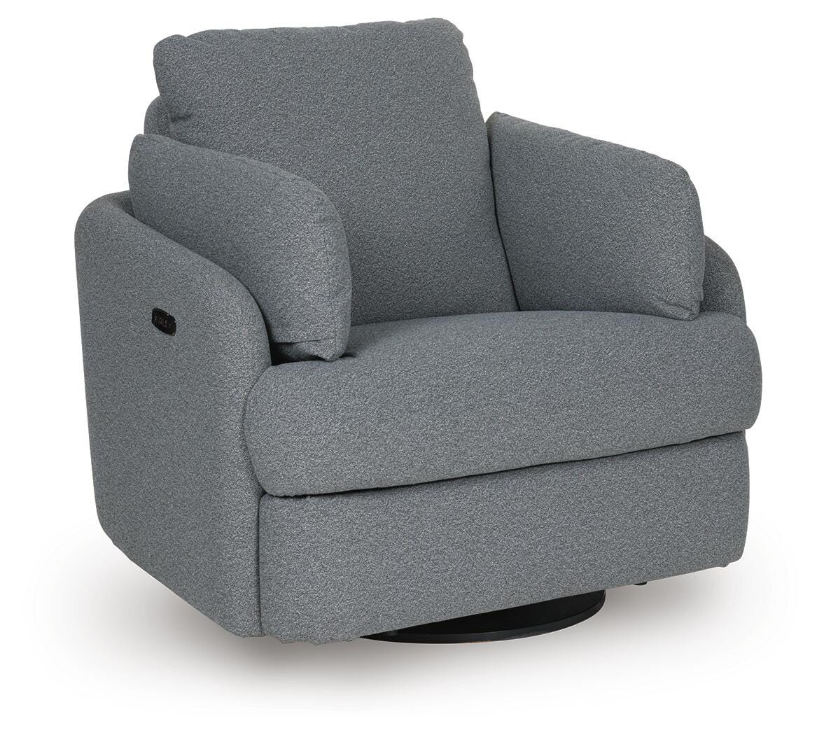 Alainmont Next-Gen Nuvella Swivel Power Recliner - A3000738