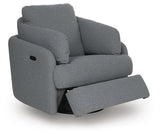 Alainmont Next-Gen Nuvella Swivel Power Recliner - A3000738