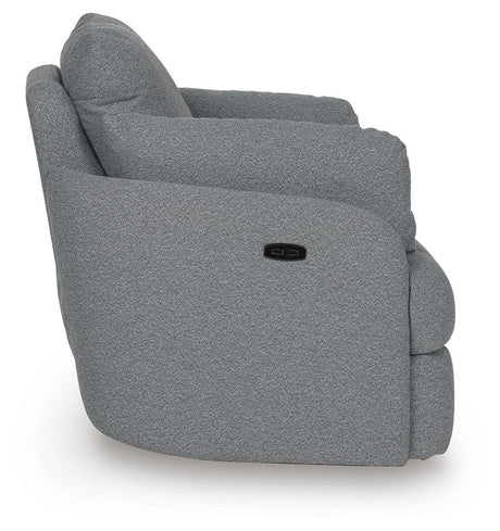 Alainmont Next-Gen Nuvella Swivel Power Recliner - A3000738