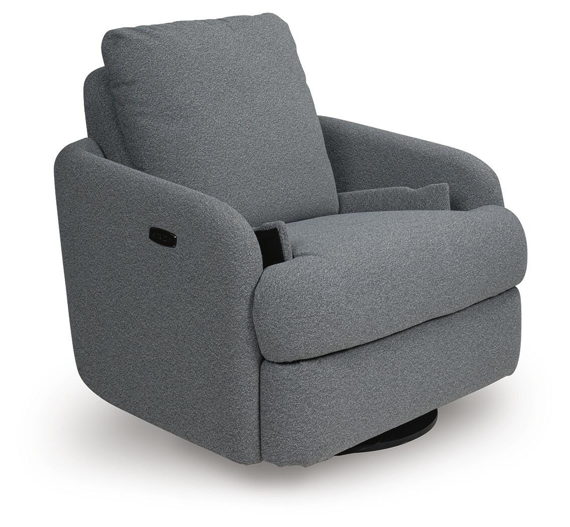 Alainmont Next-Gen Nuvella Swivel Power Recliner - A3000738