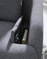 Alainmont Next-Gen Nuvella Swivel Power Recliner - A3000738