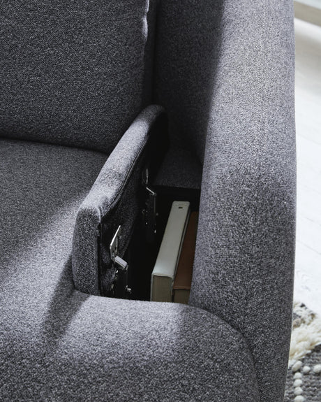 Alainmont Next-Gen Nuvella Swivel Power Recliner - A3000738