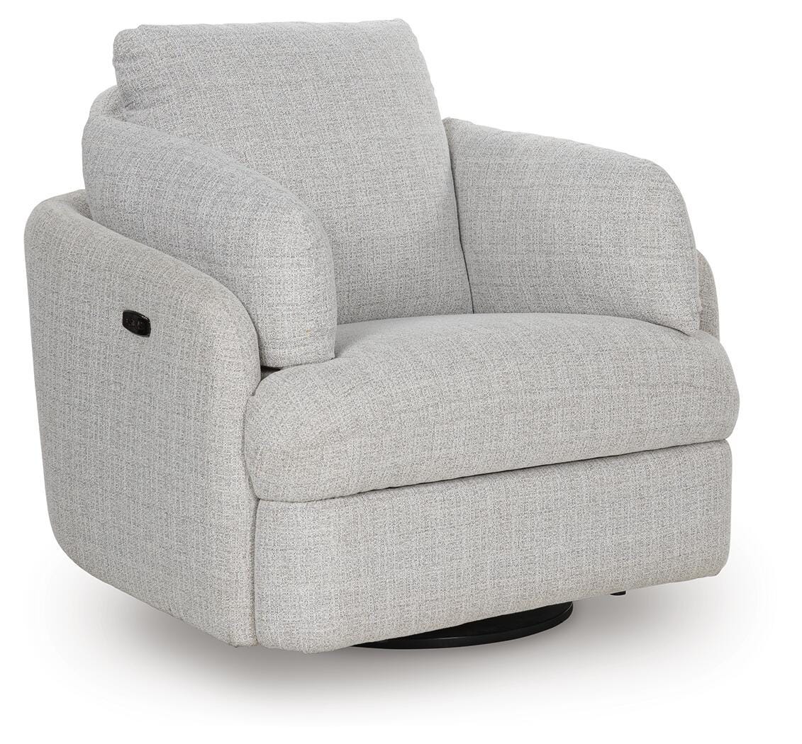 Alainmont Next-Gen Nuvella Swivel Power Recliner - A3000739