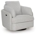 Alainmont Next-Gen Nuvella Swivel Power Recliner - A3000739