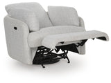 Alainmont Next-Gen Nuvella Swivel Power Recliner - A3000739