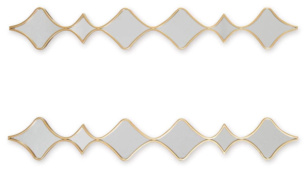 Harriswood Accent Mirror Set (Set of 2) - A8010354