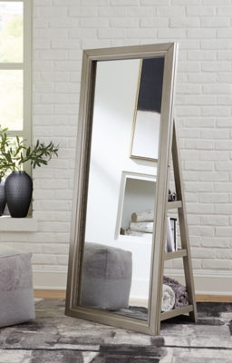 Evesen Floor Standing Mirror with Storage - A8010379