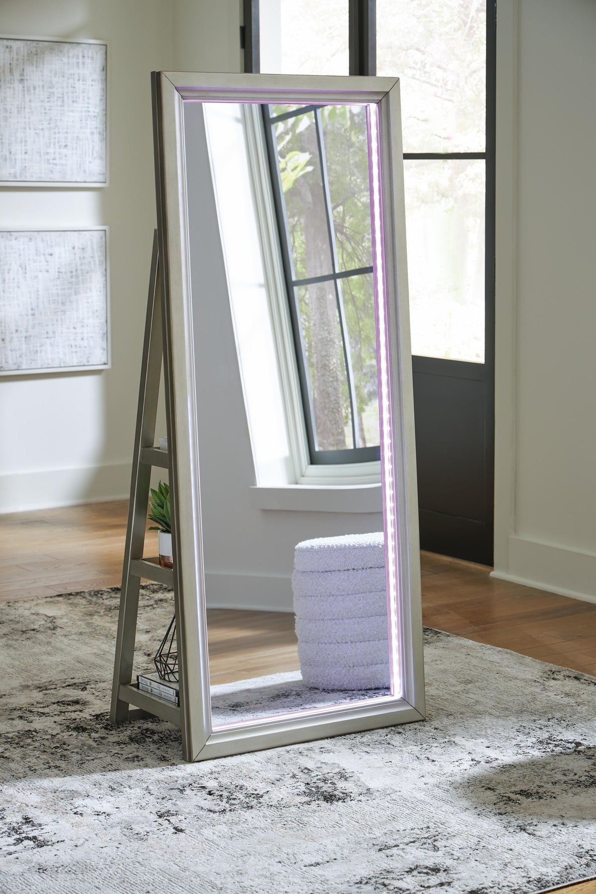 Evesen Floor Standing Mirror/Storage - A8010380