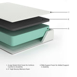 Chime 12 Inch Memory Foam California King Mattress in a Box - M72751