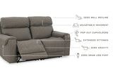 Starbot 2-Piece Power Reclining Sectional Loveseat - 23501S1