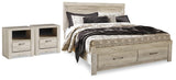 Bellaby King Storage Bed and 2 Nightstands - B331B23
